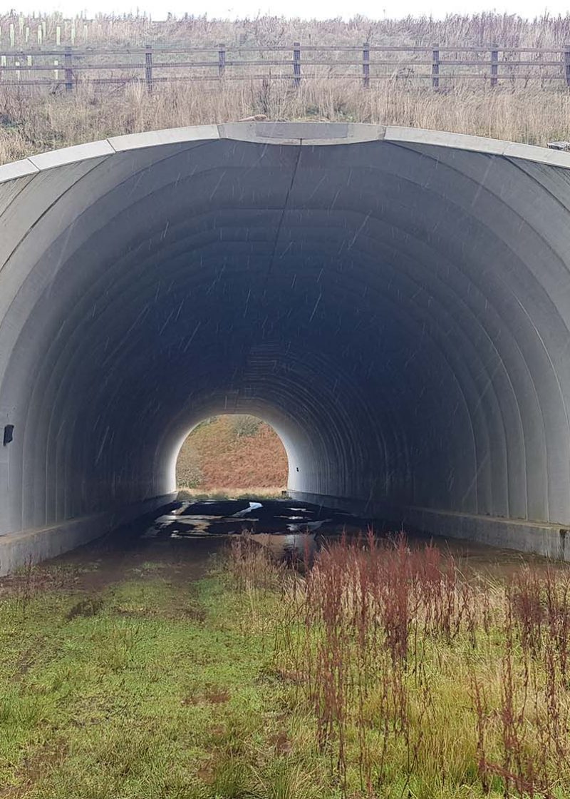 Large underground tunnel